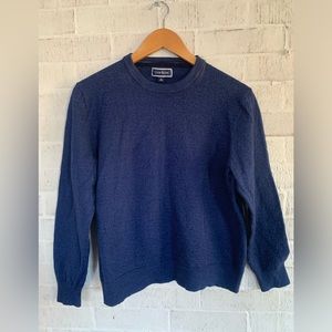 Club Room Wool Blend Blue Sweater Size XL